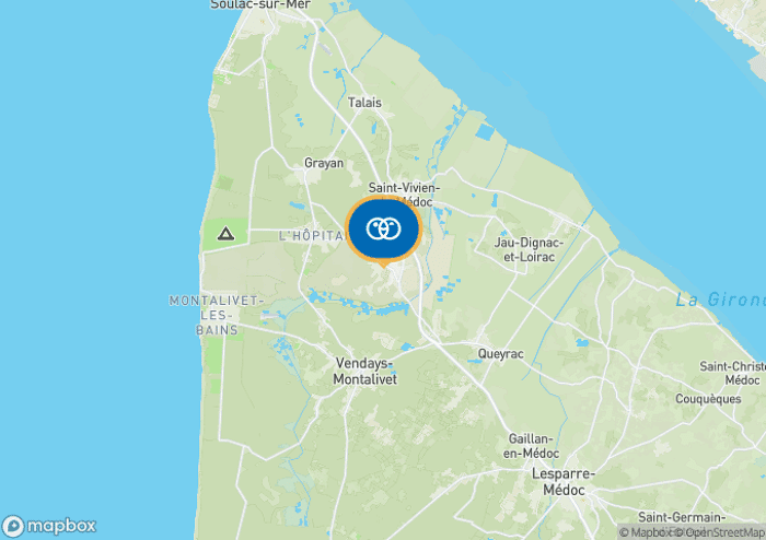 Localisez le camping sur la carte