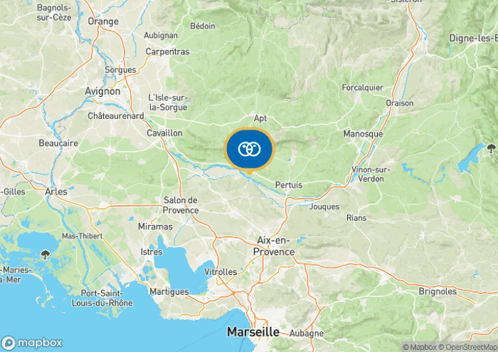 Localisez le camping sur la carte