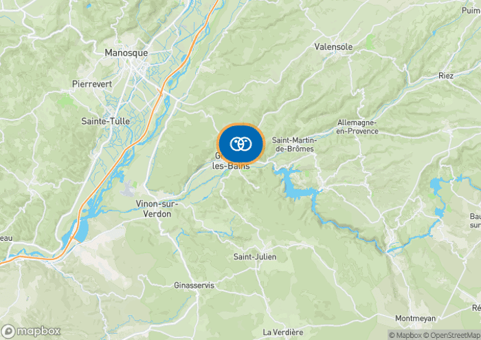 Bekijk de camping op de kaart