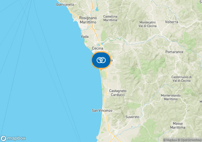 Localisez le camping sur la carte