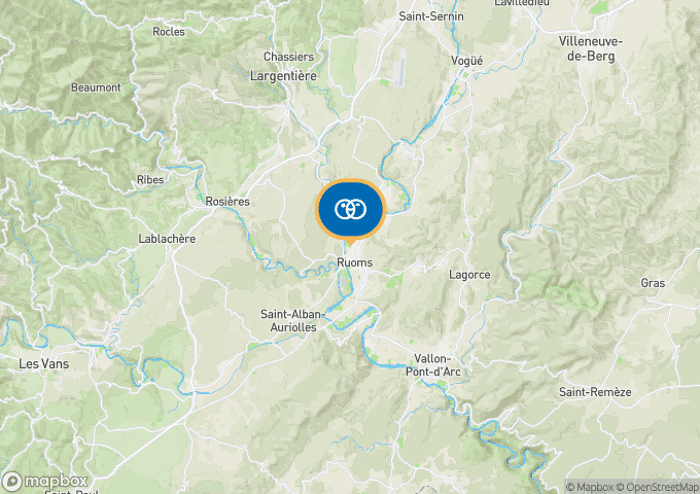 Localisez le camping sur la carte