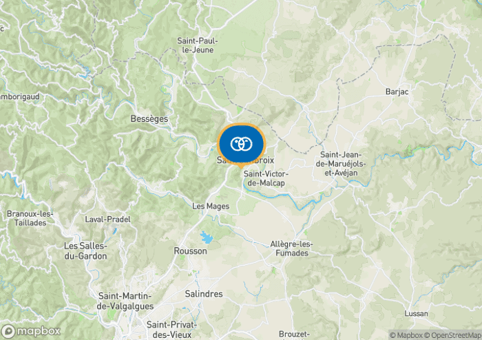 Localisez le camping sur la carte