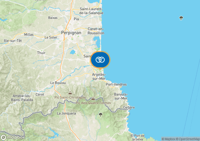 View the campsite on the map