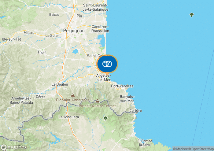 Localisez le camping sur la carte