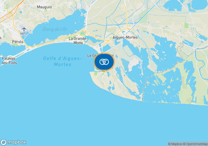 Localisez le camping sur la carte