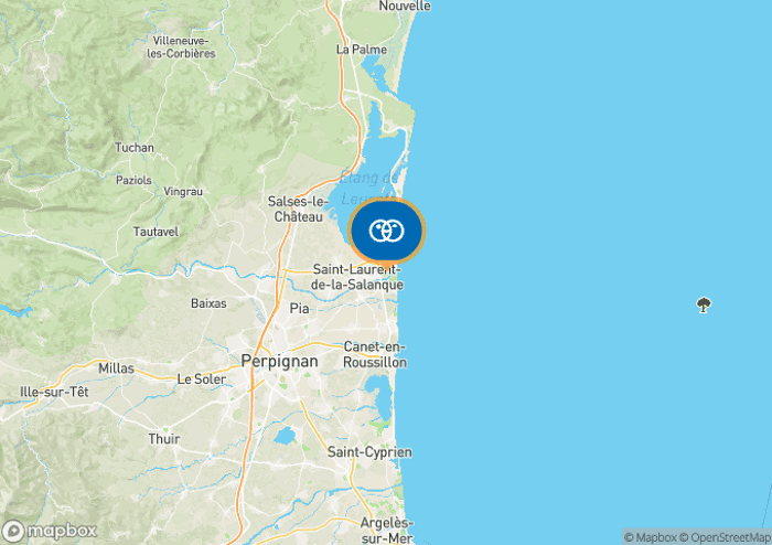 Localisez le camping sur la carte