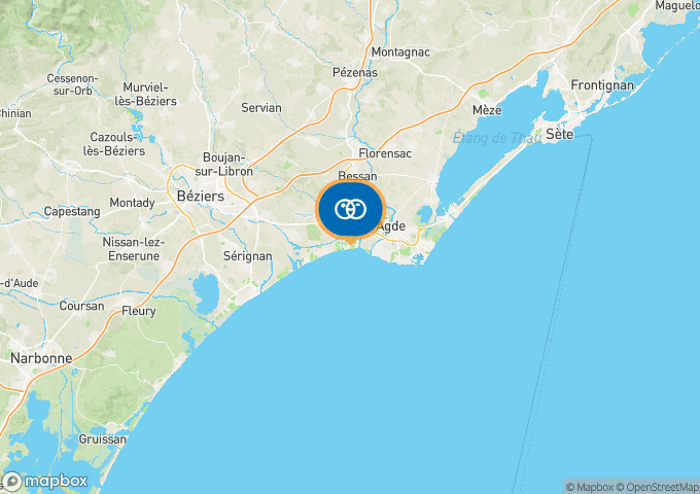 Localisez le camping sur la carte