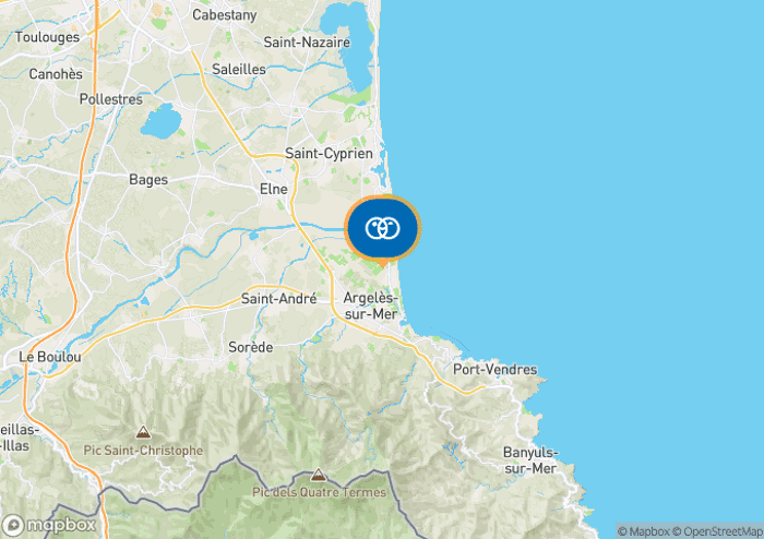 Localisez le camping sur la carte