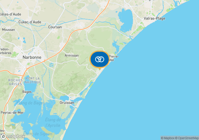 Bekijk de camping op de kaart