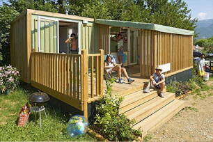 Unterkunft Hybrid-Lodge Insolite Homair