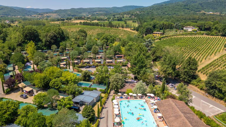 Campsite Hu Norcenni Girasole Village **** photo 1 Tuscany Homair