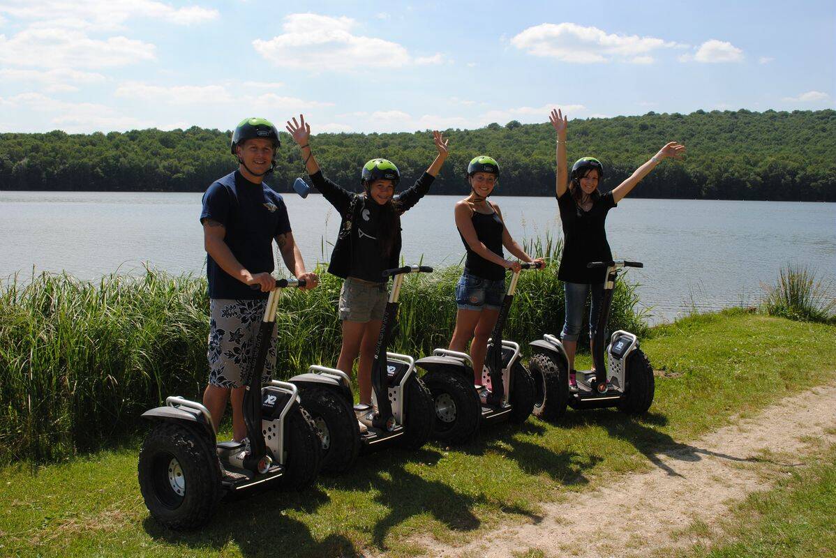 Balade en mobilboard - Camping Lac des Vieilles Forges, France, Ardennes, Les Mazures