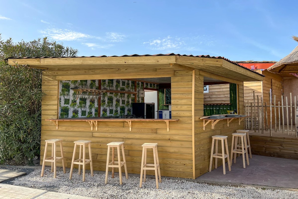 Nouveau bar (2022)  - Camping Camping de la Clape Village, France, Languedoc Roussillon, Cap D'Agde