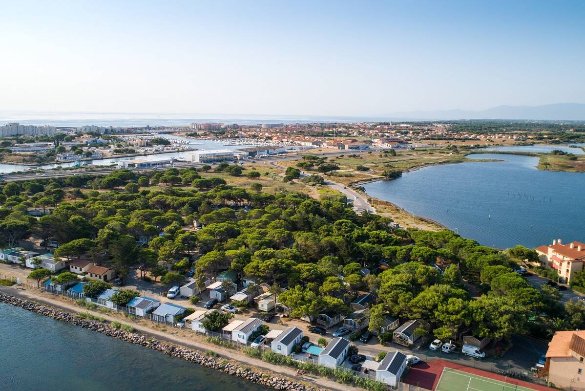 Camping La Presqu'Île du Barcarès, Francia, Languedoc-Rosellón, Le Barcarès