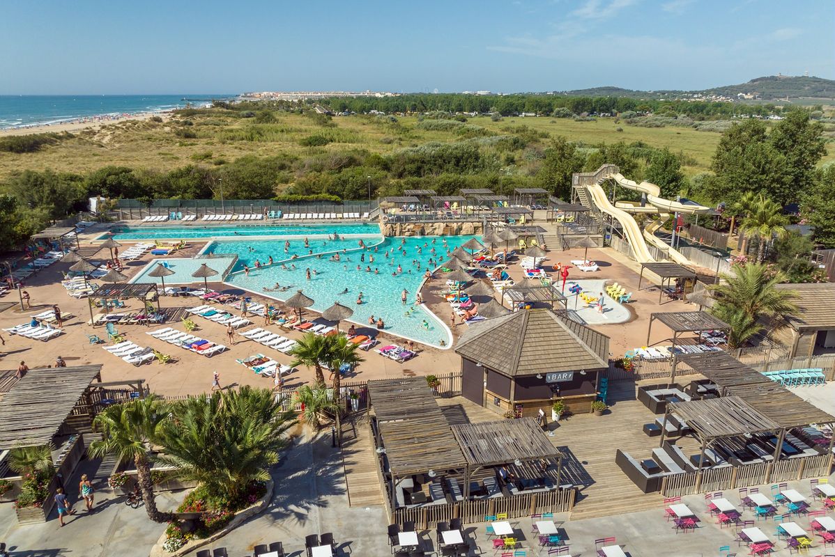 Camping Les Méditerranées - Camping Charlemagne, Francia, Languedoc-Rosellón, Marseillan