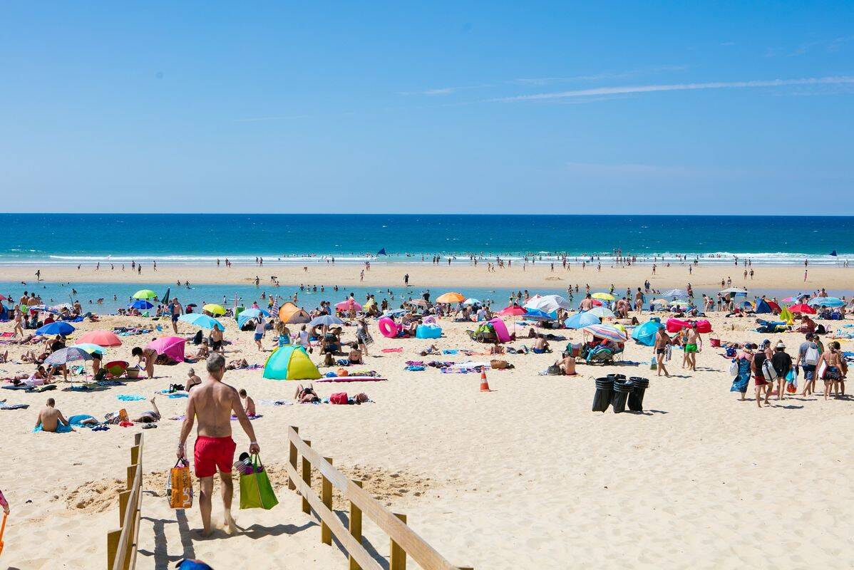 Accès privilégié à la plage qui se situe à 2,5km du camping ! - Camping Lou Pignada, France, Les Landes, Messanges
