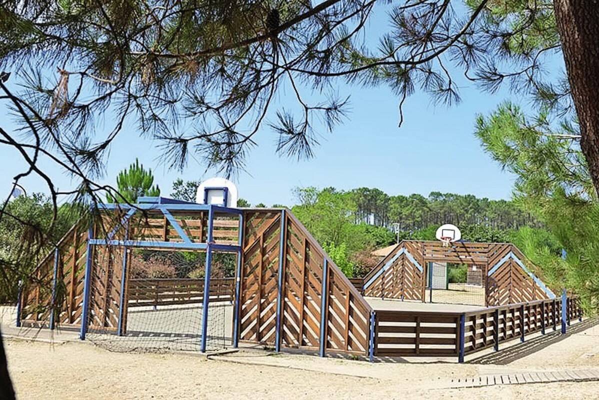 Camping La Plage Campingplatz Mimizan Landes Frankreich Homair