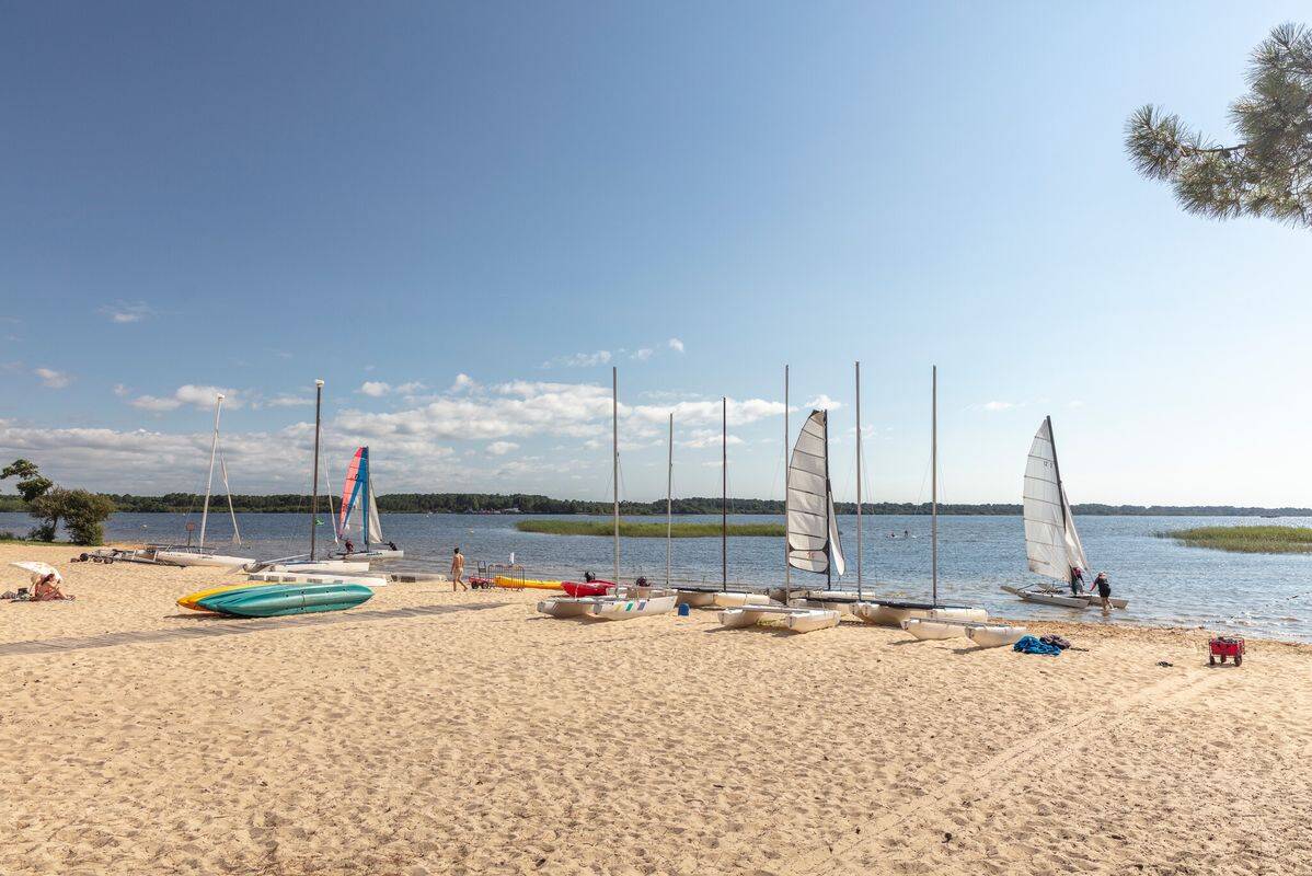 Campsite Au Lac de Biscarrosse, France, Landes