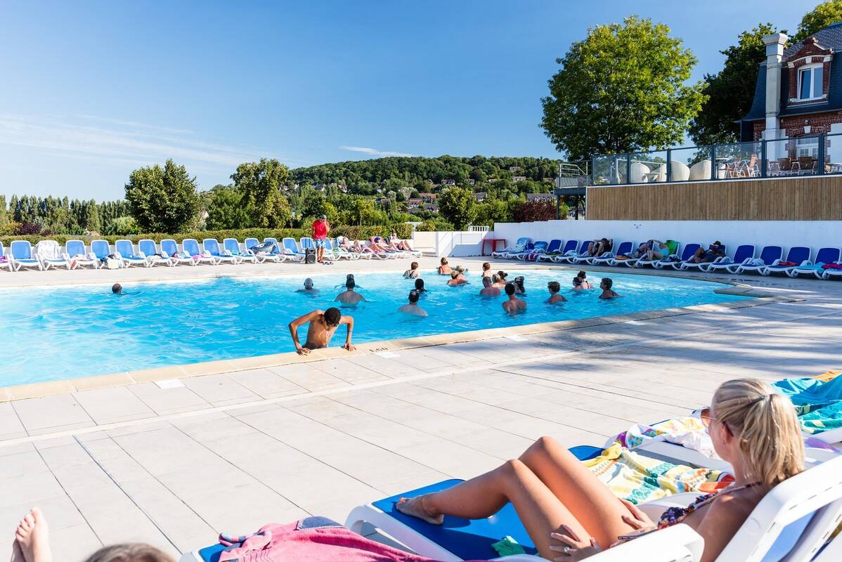 Camping La Vallée, France, Normandie, Houlgate