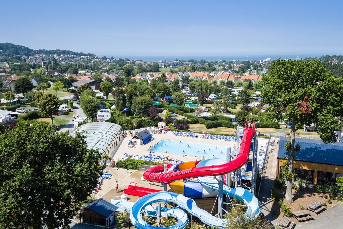 Camping La Vallée, France, Normandie, Houlgate