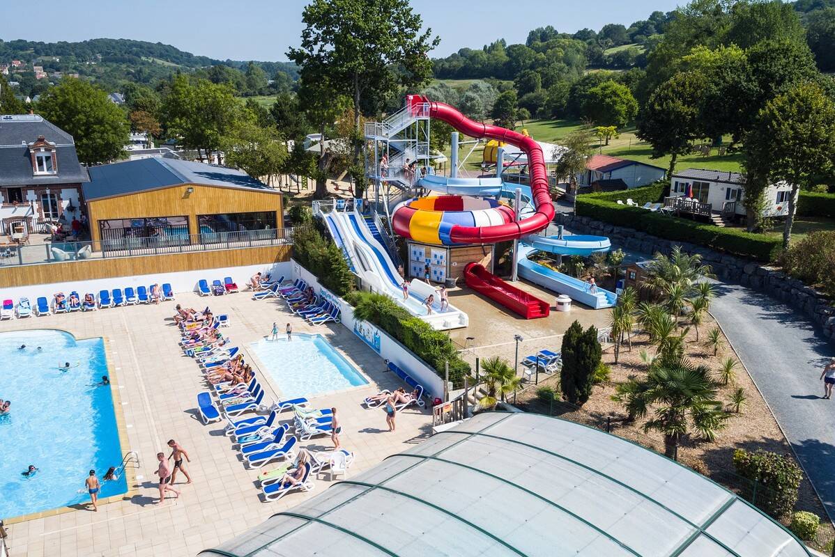 Camping La Vallée, France, Normandie, Houlgate