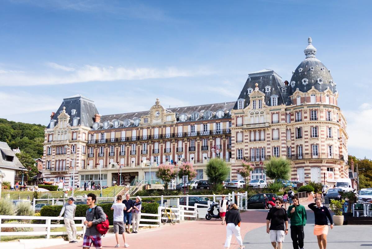 Camping La Vallée, France, Normandie, Houlgate