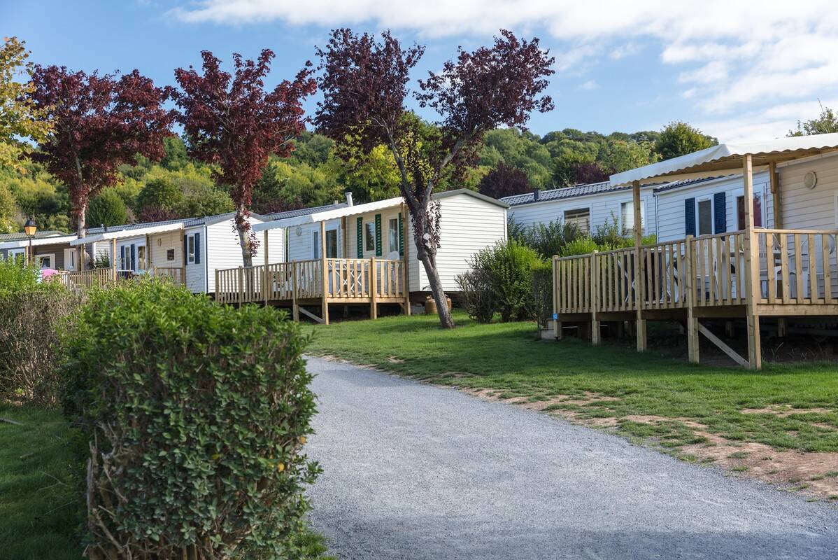 Camping La Vallée, France, Normandie, Houlgate