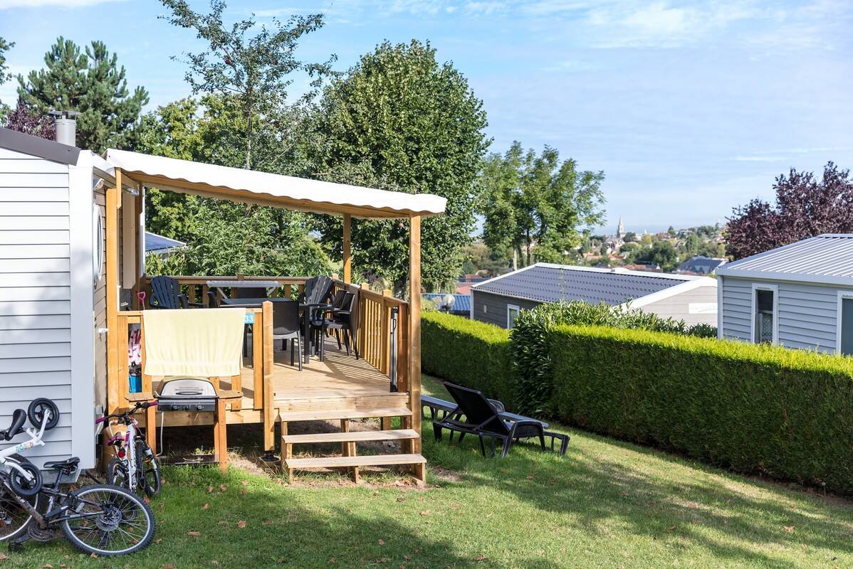 Camping La Vallée, France, Normandie, Houlgate