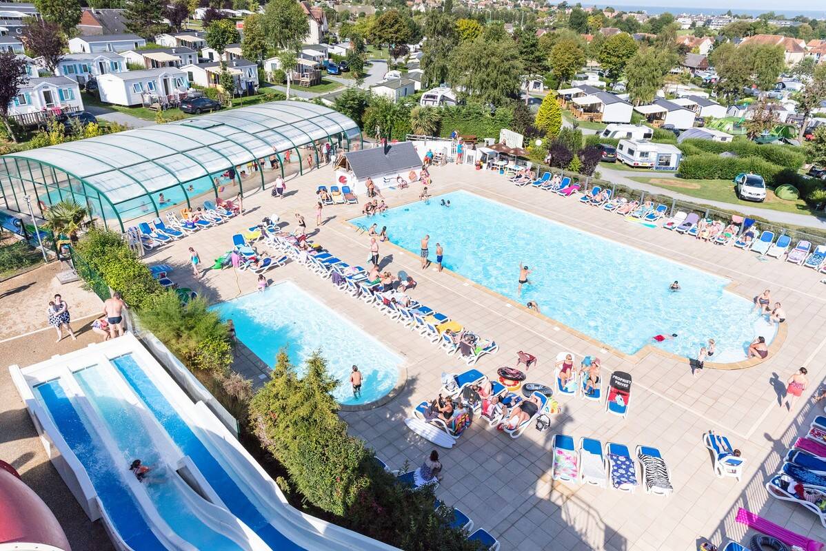 Camping La Vallée, France, Normandie, Houlgate