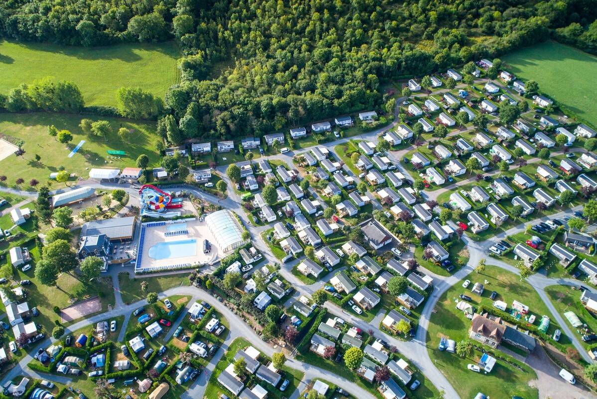 Camping La Vallée, France, Normandie, Houlgate