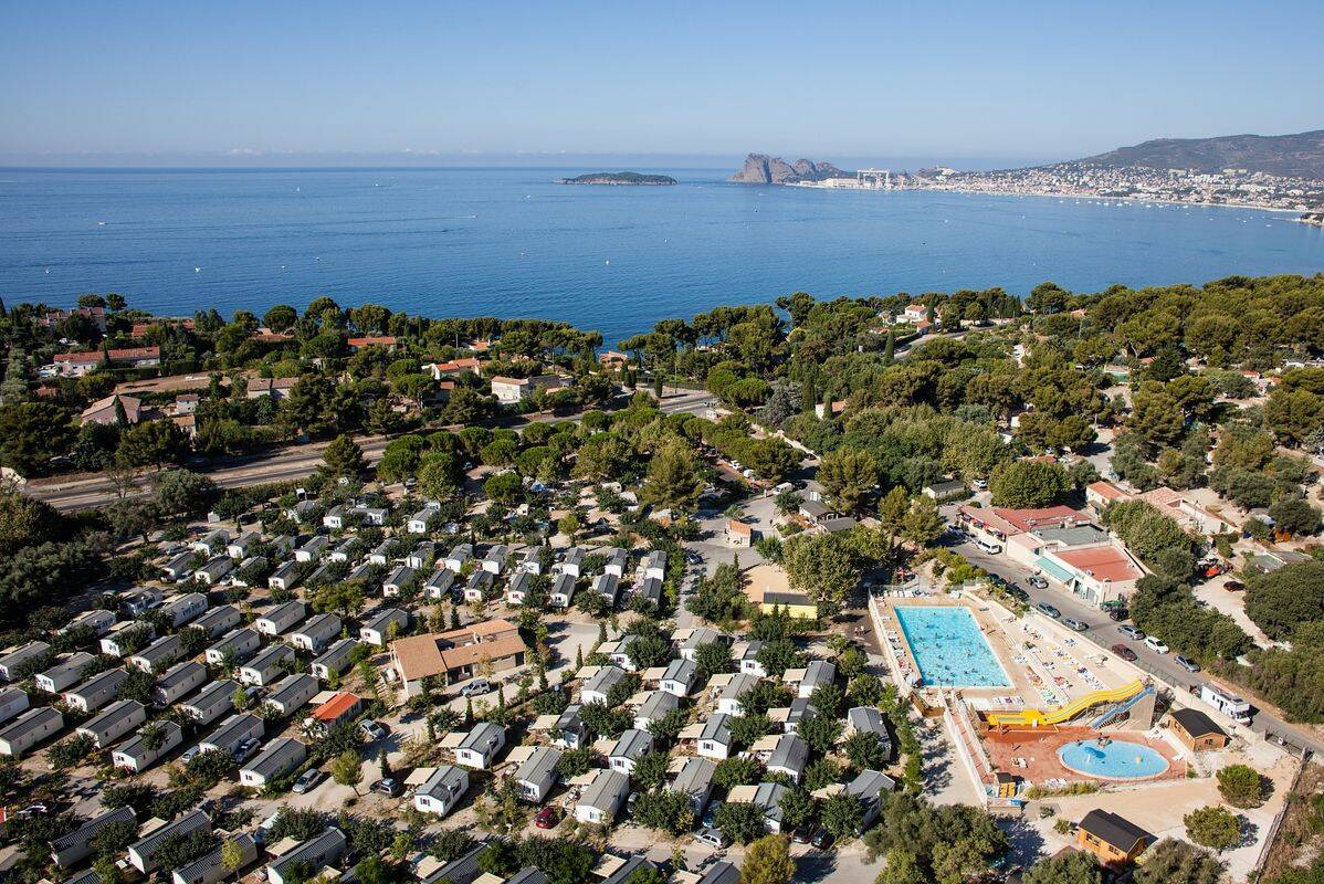 Vue aérienne de camping de la Baie des Anges - Camping La Baie des Anges, France, Provence Côte d'Azur, La Ciotat