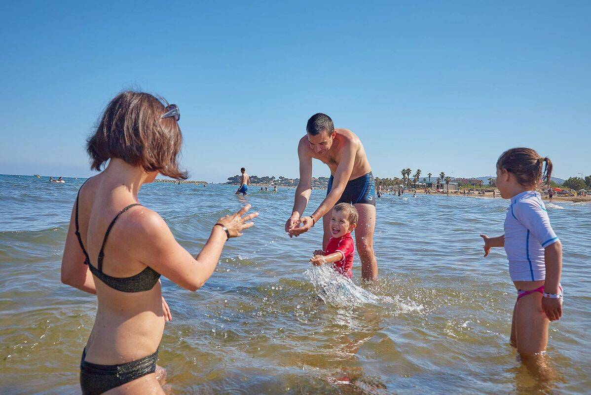 Campingplatz La Plage d'Argens, Frankreich, Provence Côte d'Azur