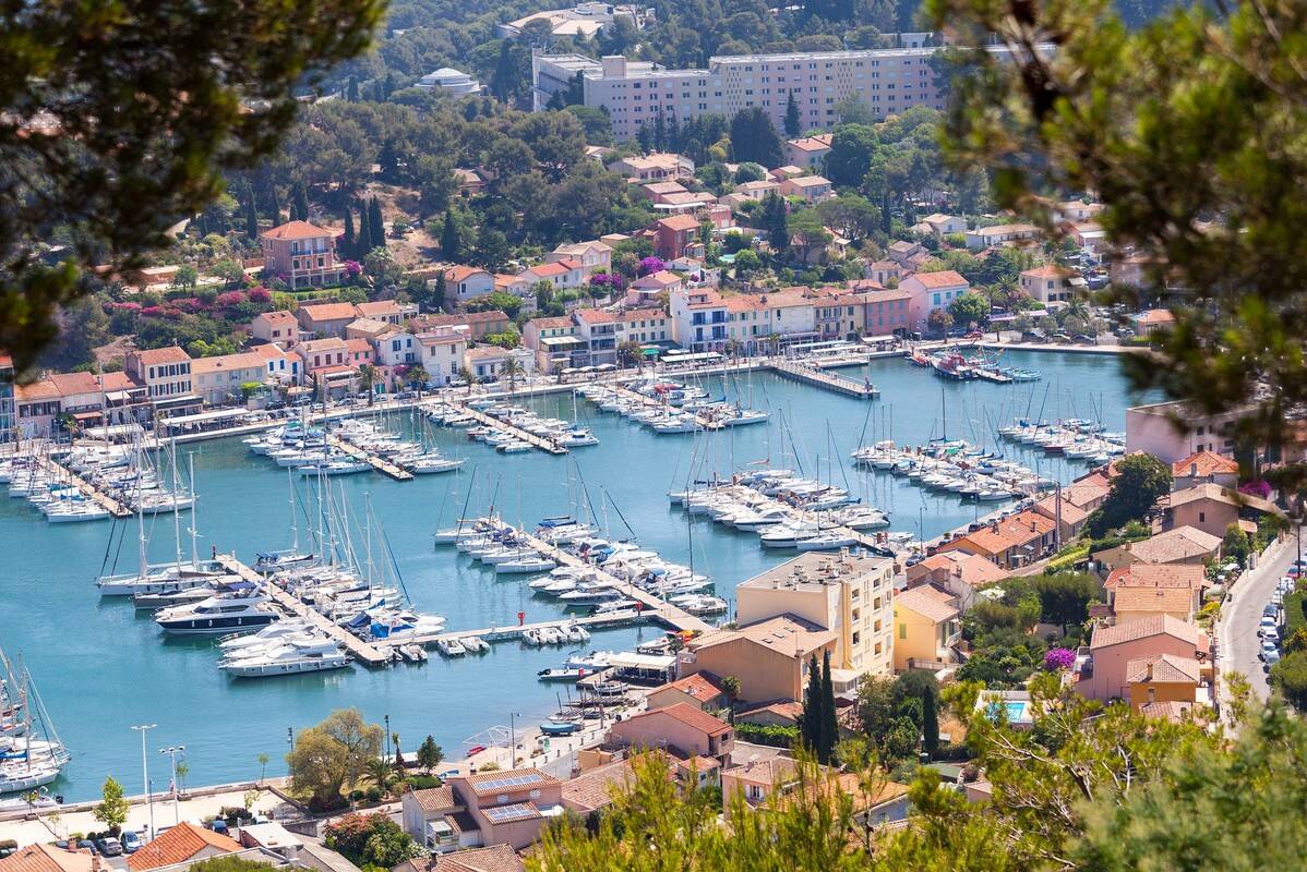 Campsite La Presqu'île de St-Mandrier, France, Provence French Riviera, St Mandrier