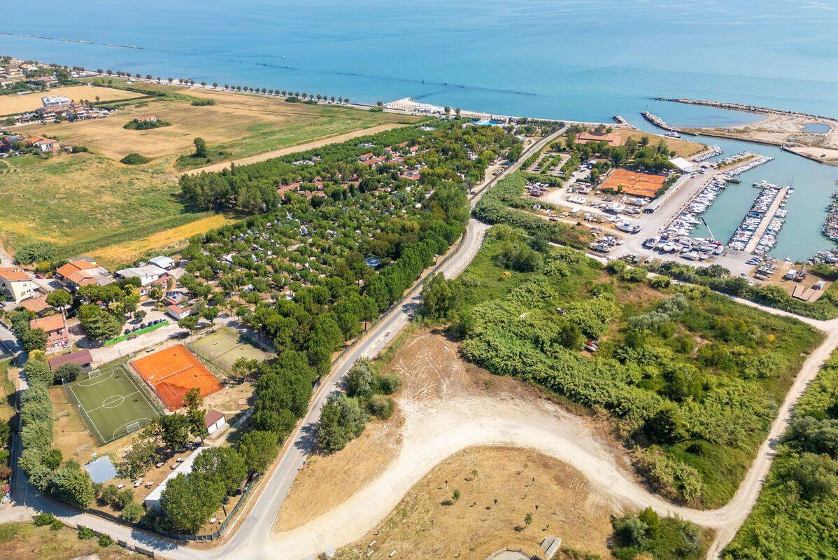 Campeggio Roseto degli Abruzzi, Italia, Abruzzo