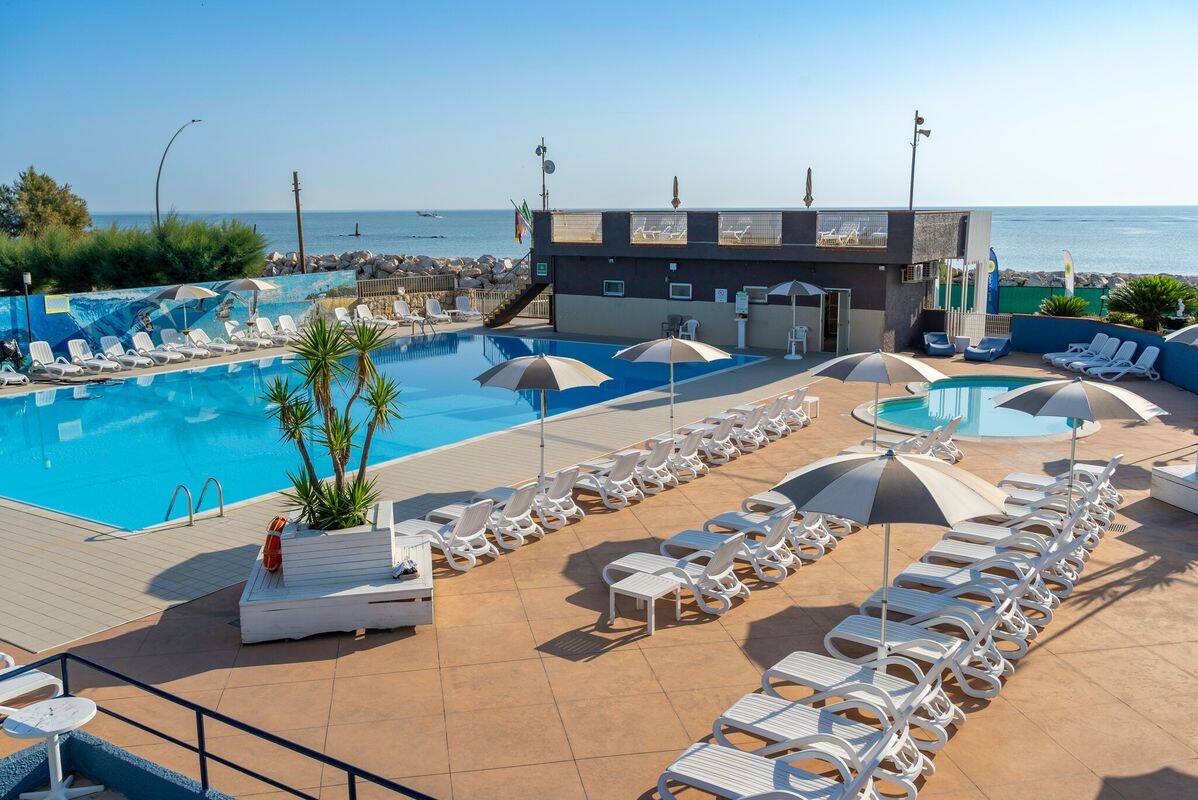 Campeggio Roseto degli Abruzzi, Italia, Abruzzo