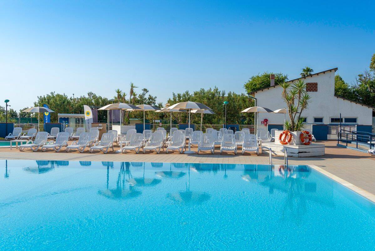 Campeggio Roseto degli Abruzzi, Italia, Abruzzo