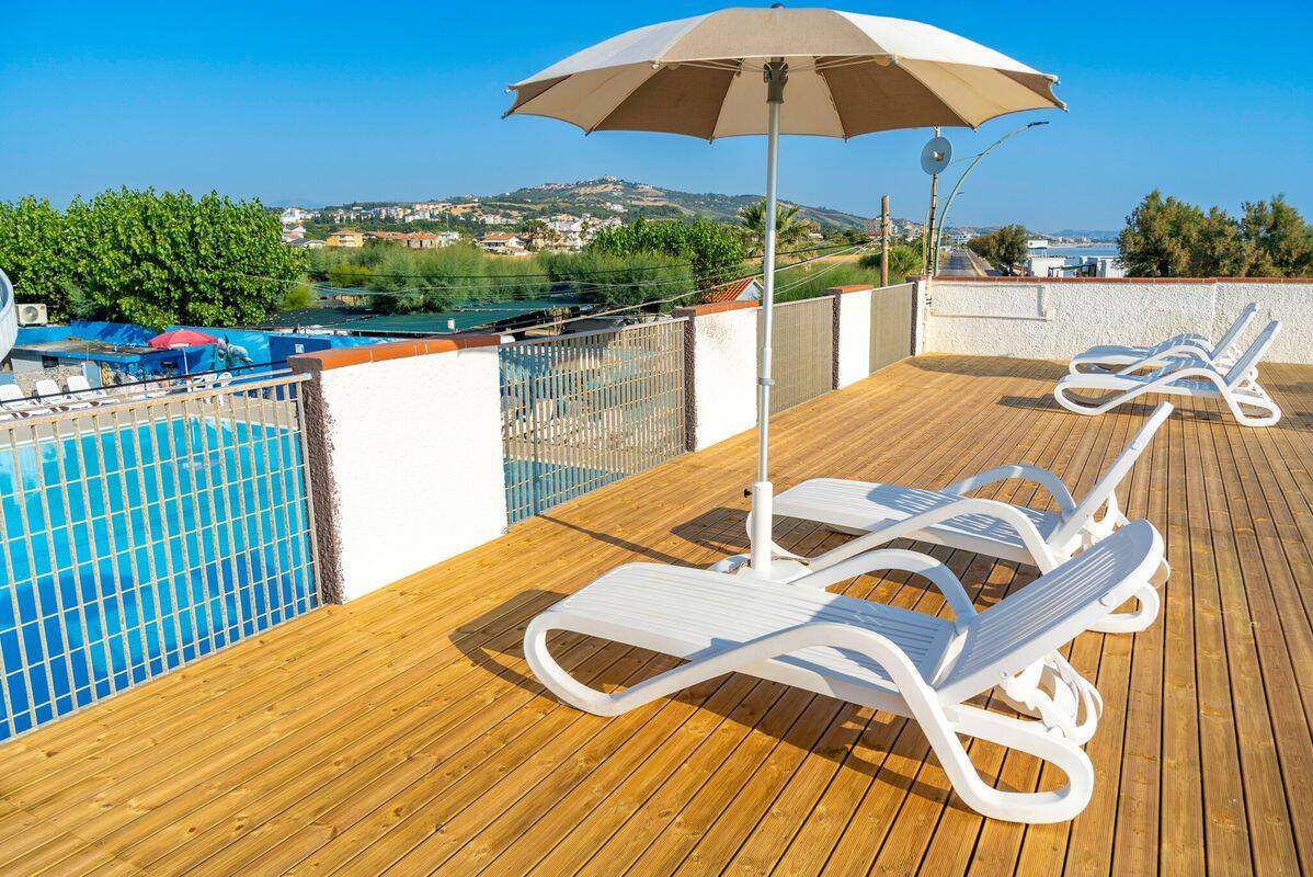 Campeggio Roseto degli Abruzzi, Italia, Abruzzo