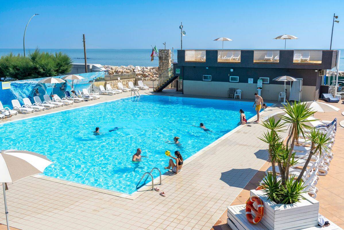 Campeggio Roseto degli Abruzzi, Italia, Abruzzo