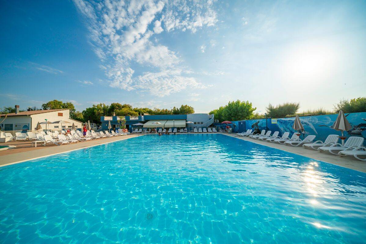 Campeggio Roseto degli Abruzzi, Italia, Abruzzo