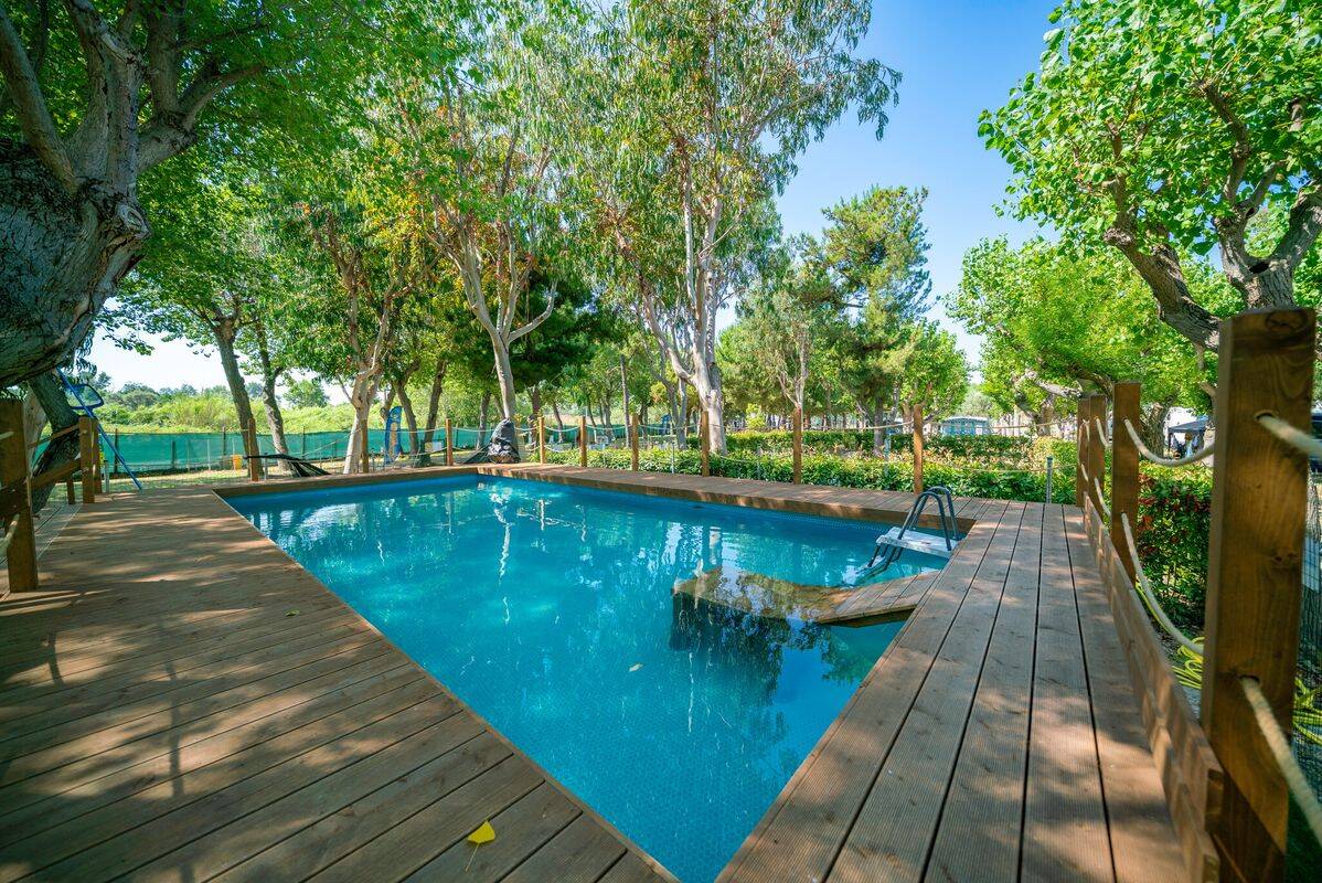 Campeggio Roseto degli Abruzzi, Italia, Abruzzo