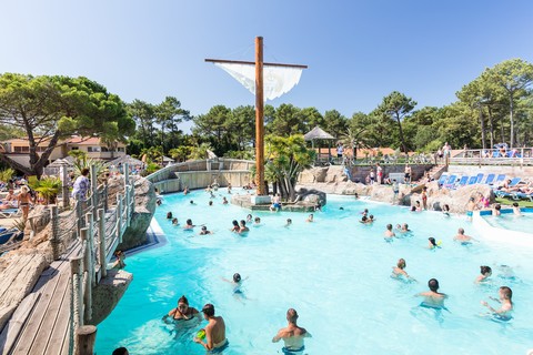 Swimming Pools And Waterpark On Camping Resort Le Vieux Port Homair