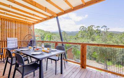 Reposez vous dans les nouveaux chalets avec vue sur la forêt ! - Camping Sole Di Sari, France, Corse, Sari-Solenzara