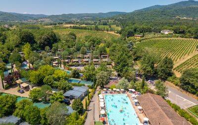 Camping Hu Norcenni Girasole Village, Italie, Toscane, Florence- Figline Valdarno